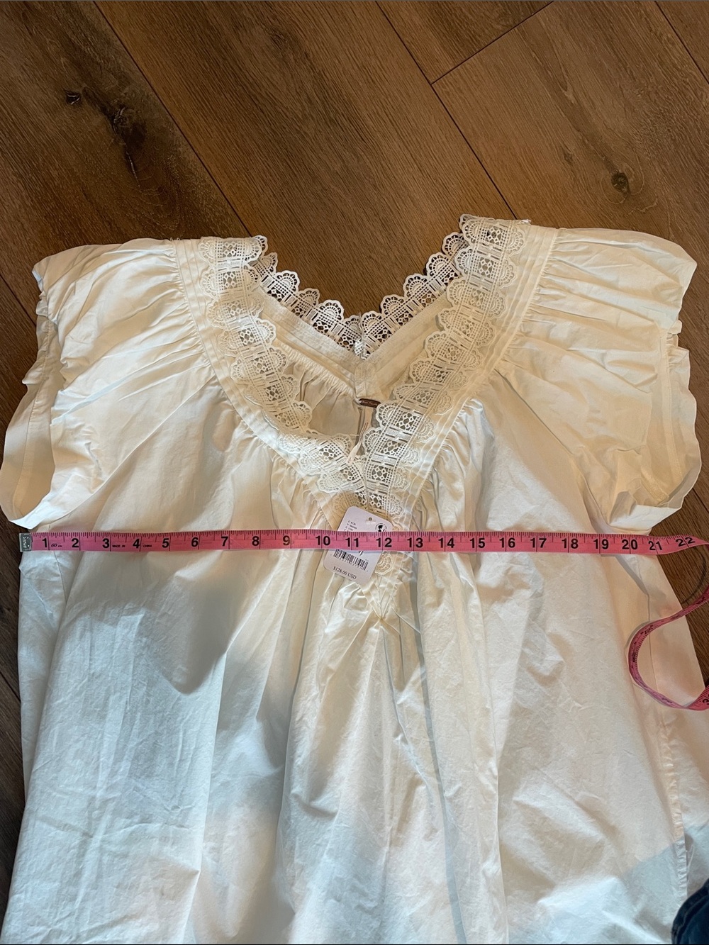 Free People Sundazed Mini Dress- size Large - Picture 7 of 9